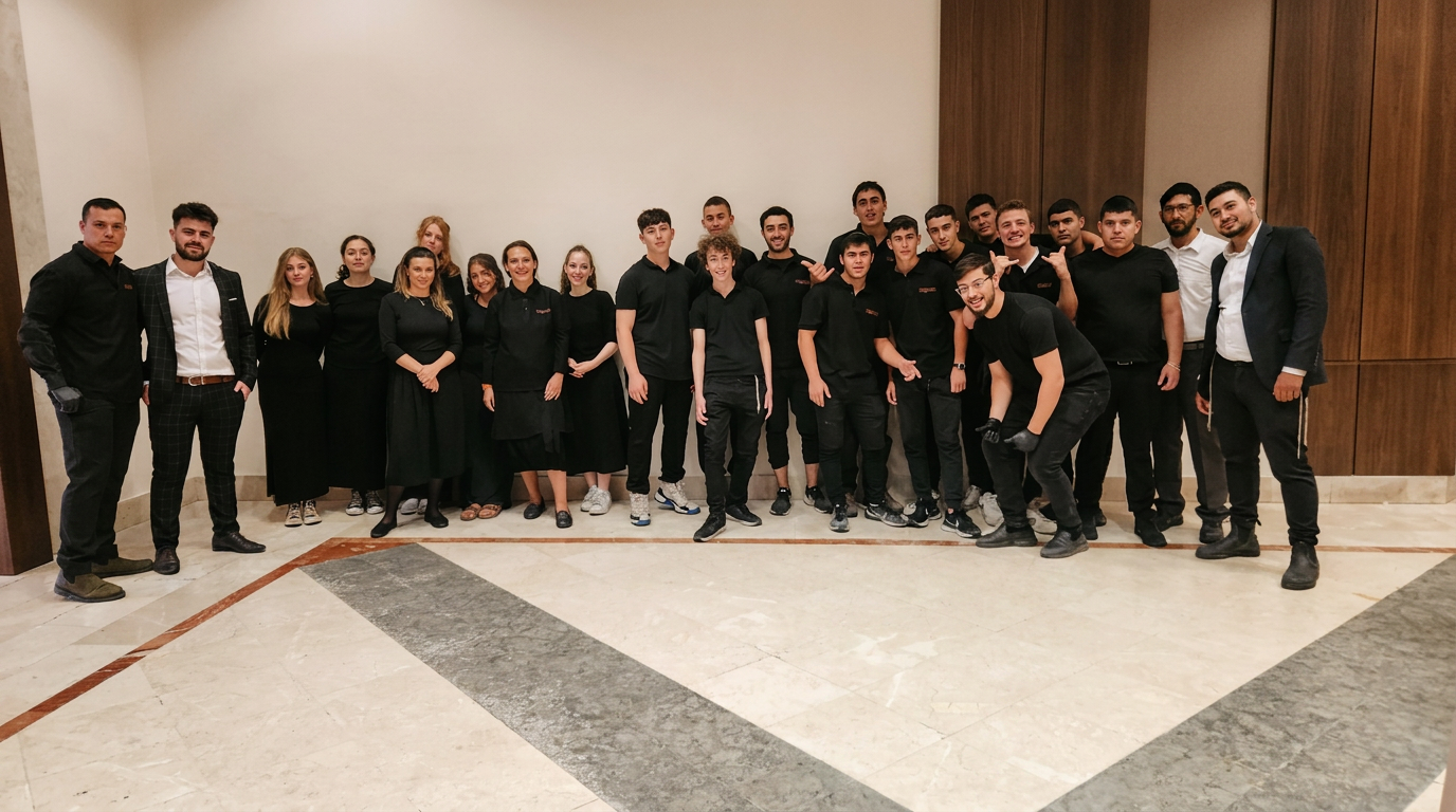 ELEMENT team before an event